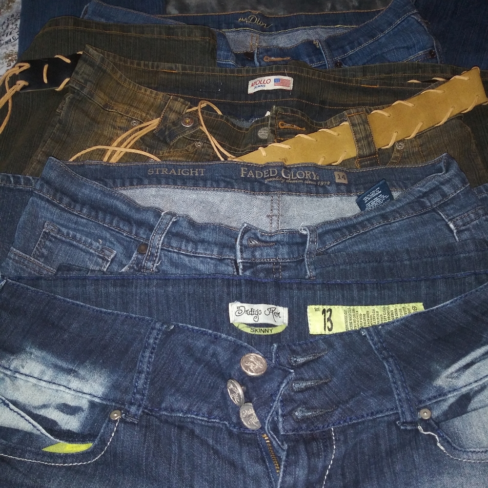 Bulk jeans never worn size 12 13 14